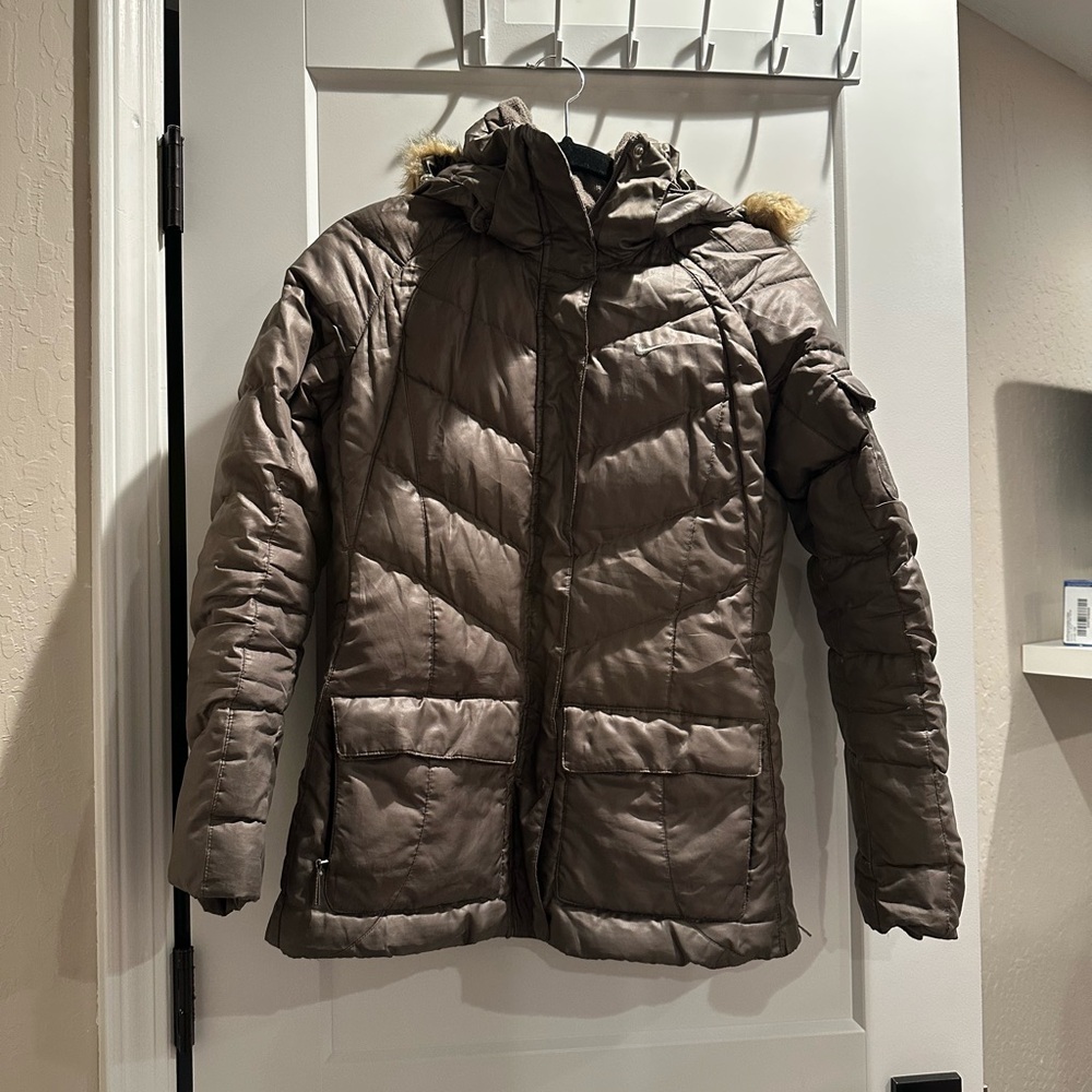 Nike Women's Taupe Puffer Jacket